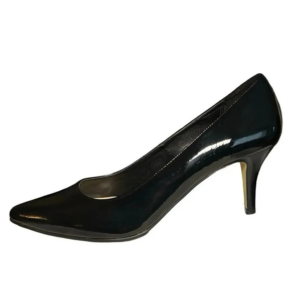 Cole Haan Women’s Valeria II Pointed Toe Patent Leather Pumps Black Size 9.5 B - Picture 4 of 9